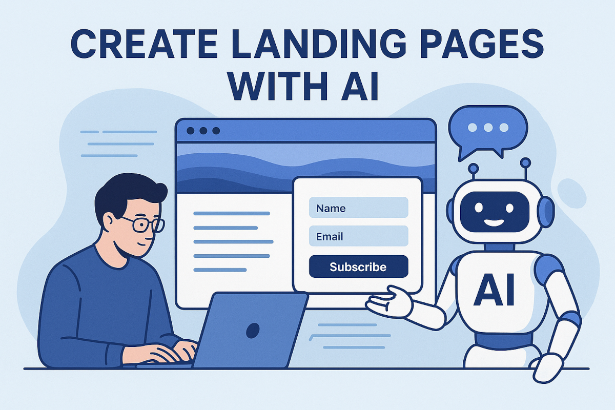 Create Landing Pages with AI Create Landing Pages with AI