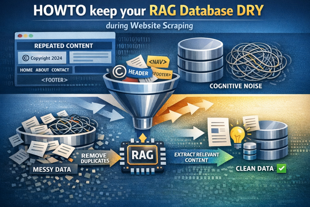 HOWTO keep your RAG Database DRY during Website Scraping