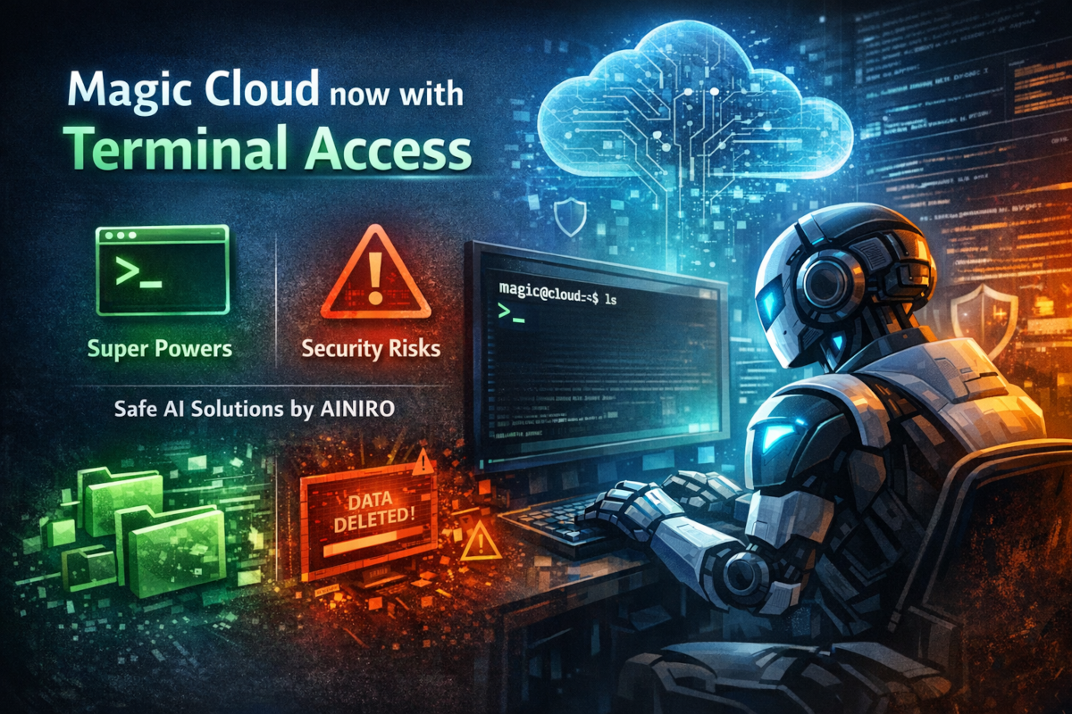 Magic Cloud now with Terminal Access
