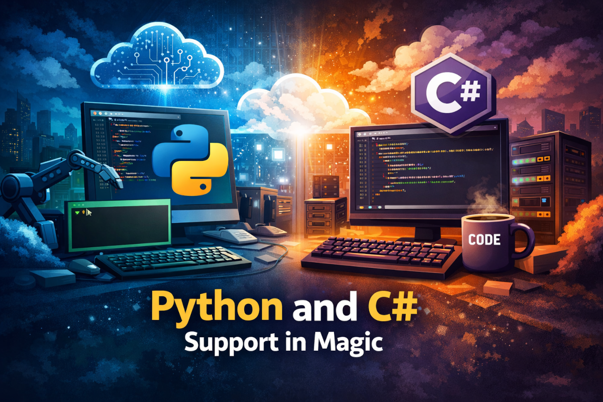 Python and C# support in Magic