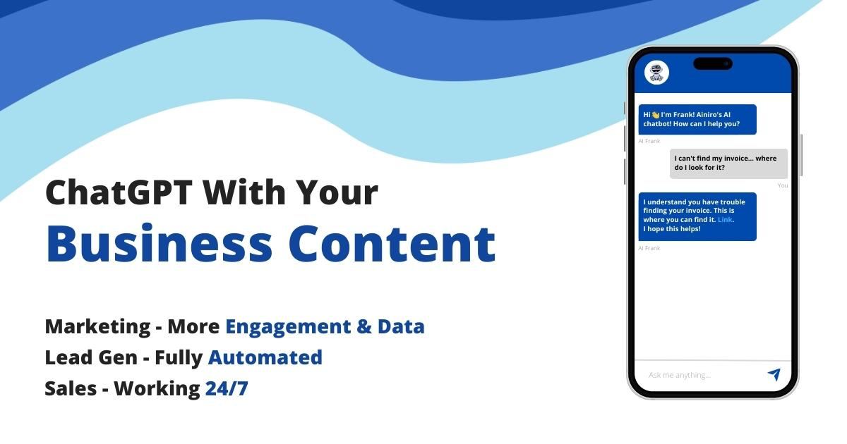 ChatGPT With Your Business Content
