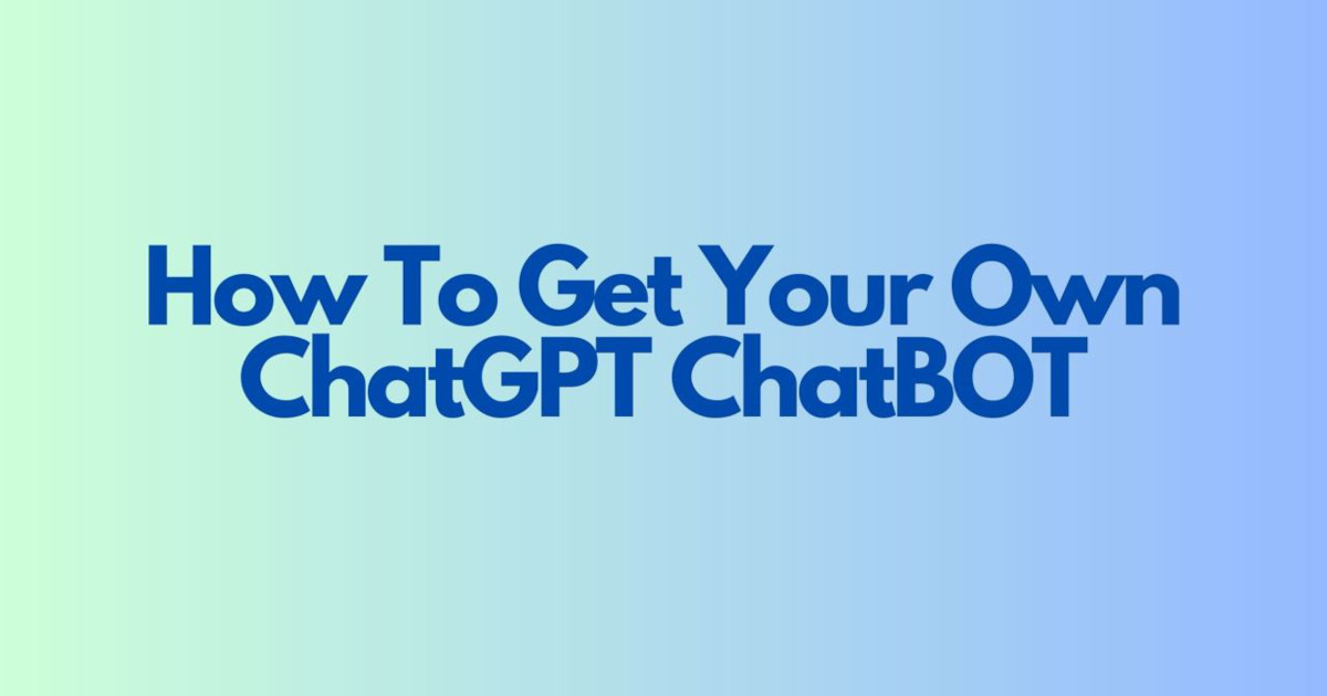 How to get ChatGPT on your website