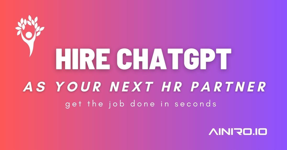 ChatGPT for Human Resources