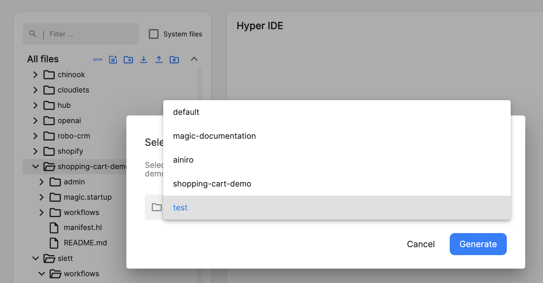 Creating AI Functions for an entire folder