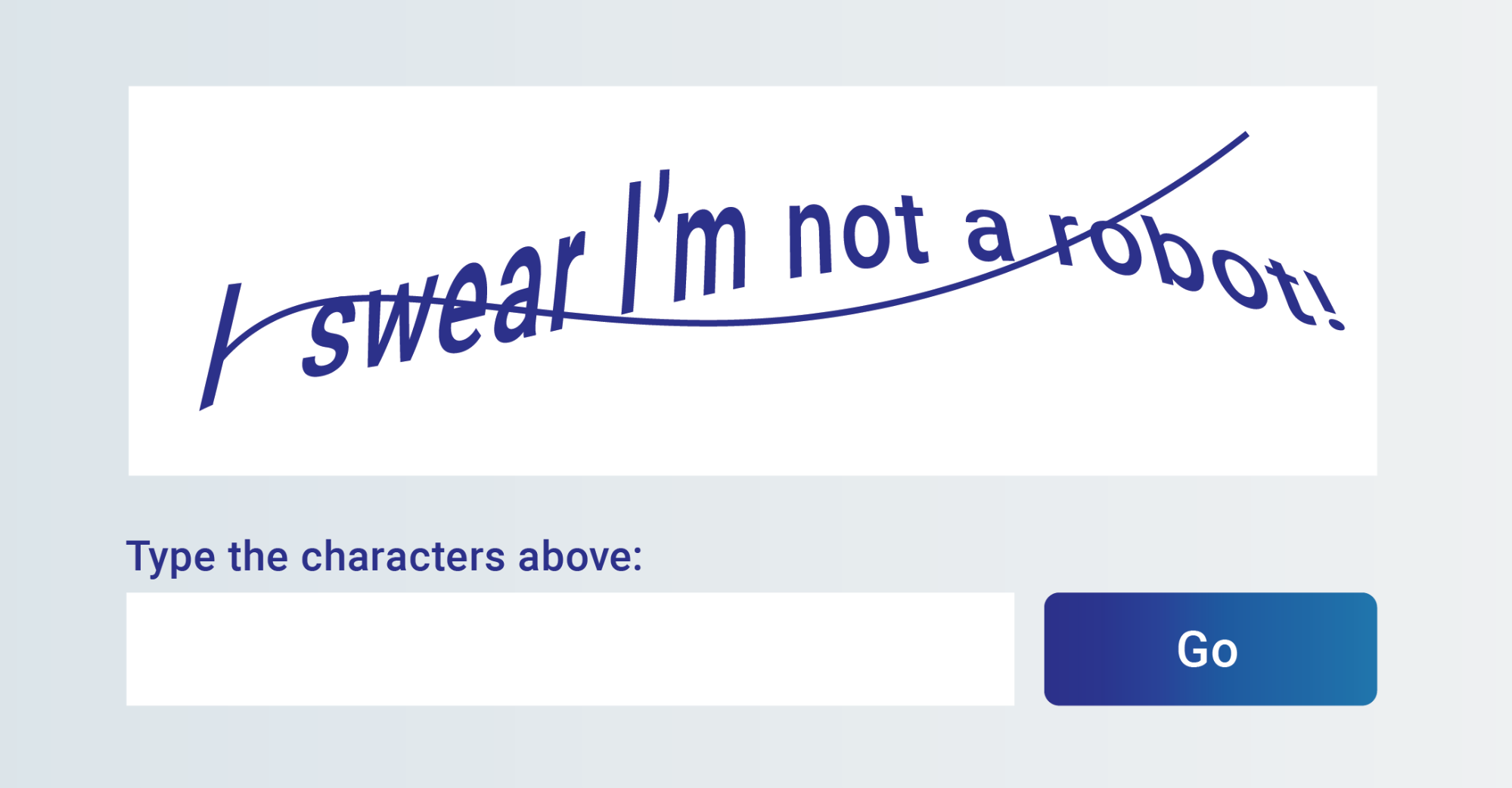 Example of CAPTCHA