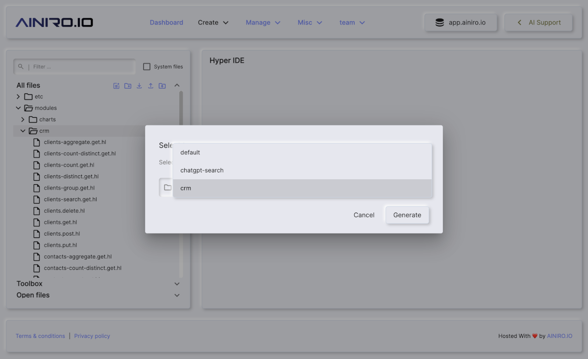 Create AI Agent functions