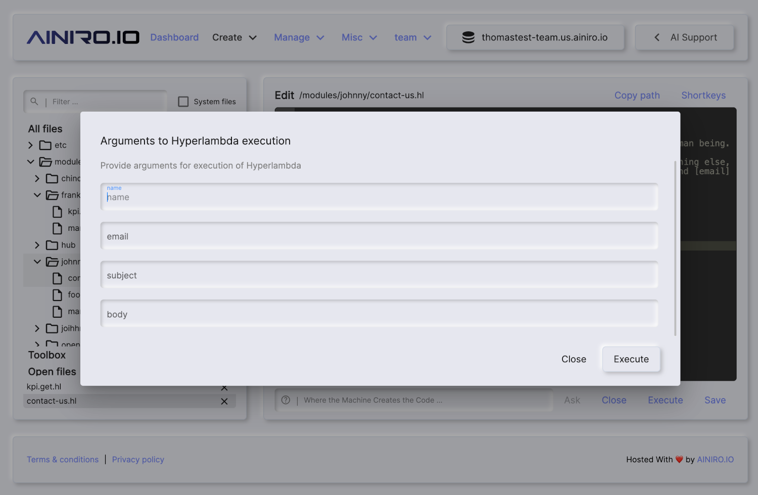 Testing a vibe coded API endpoint