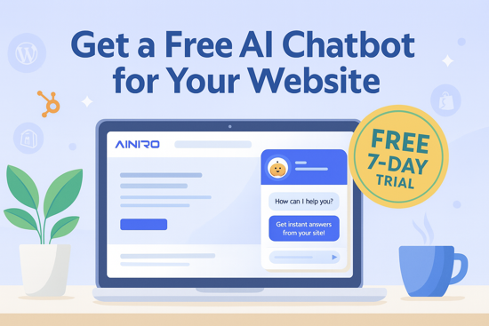 Get a Free AI Chatbot for your Website
