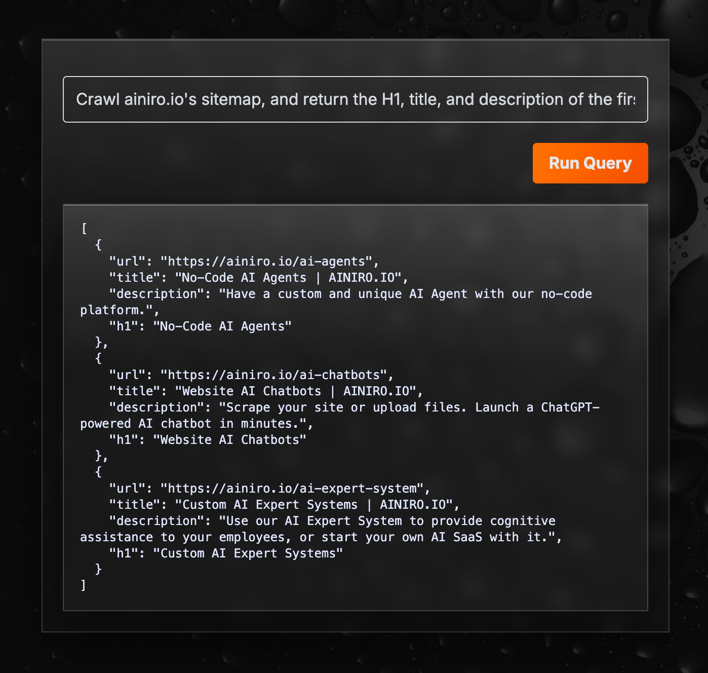 Hyperlambda Generator doing some web scraping