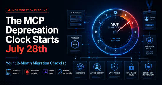 The MCP Deprecation Clock Starts July 28th. Here's Your 12-Month Migration Checklist