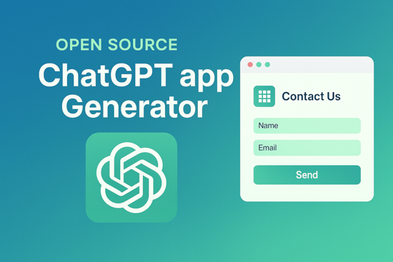 Open Source ChatGPT app Generator