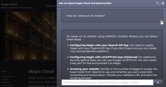 Document your Software project with AI