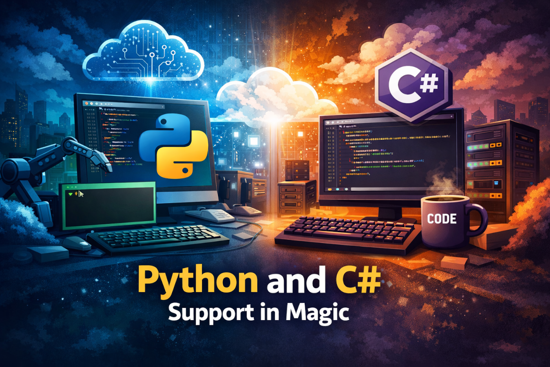 Python and C# support in Magic