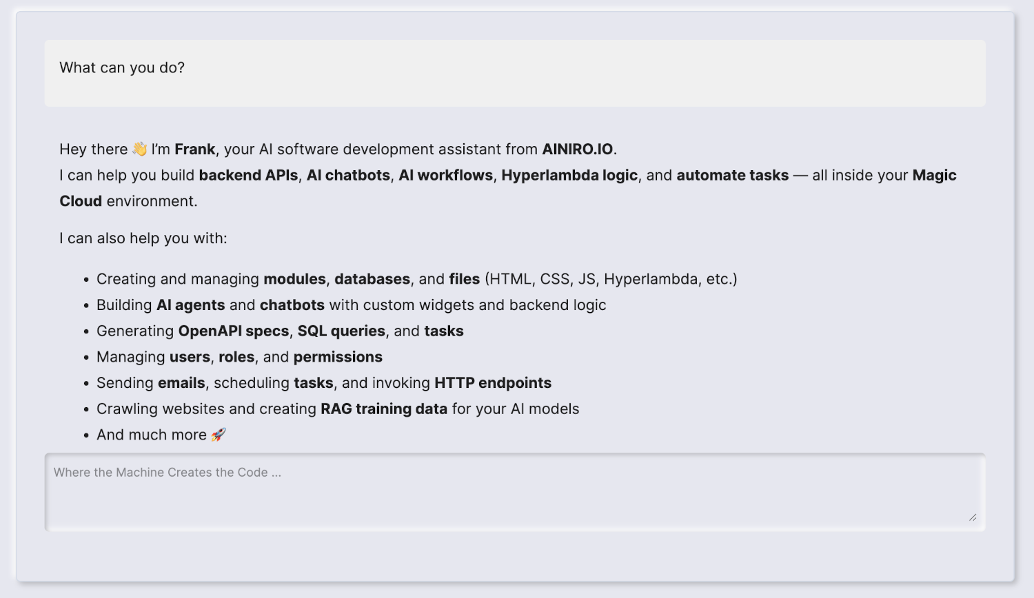 Vibe coding with GPT-5 and Magic Cloud