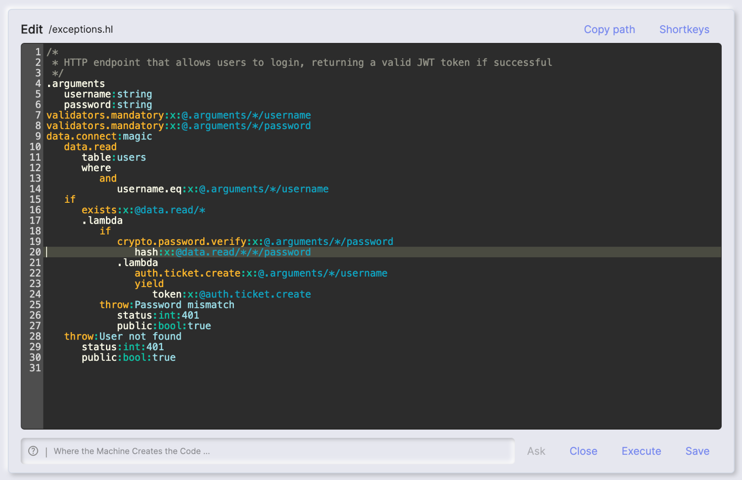 Vibe coding an HTTP endpoint