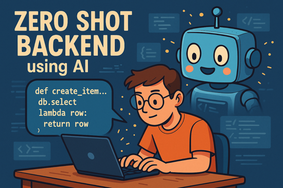 Zero Shot Backend using AI
