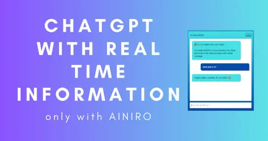 ChatGPT with Real Time Information