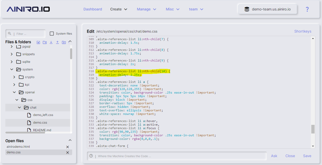 References CSS