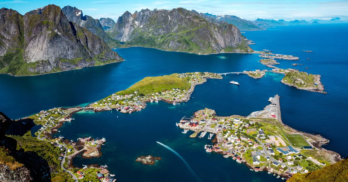 Lofoten photography from air