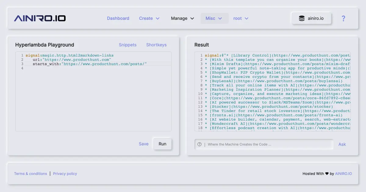 How we show real time information from ProductHunt by scraping it