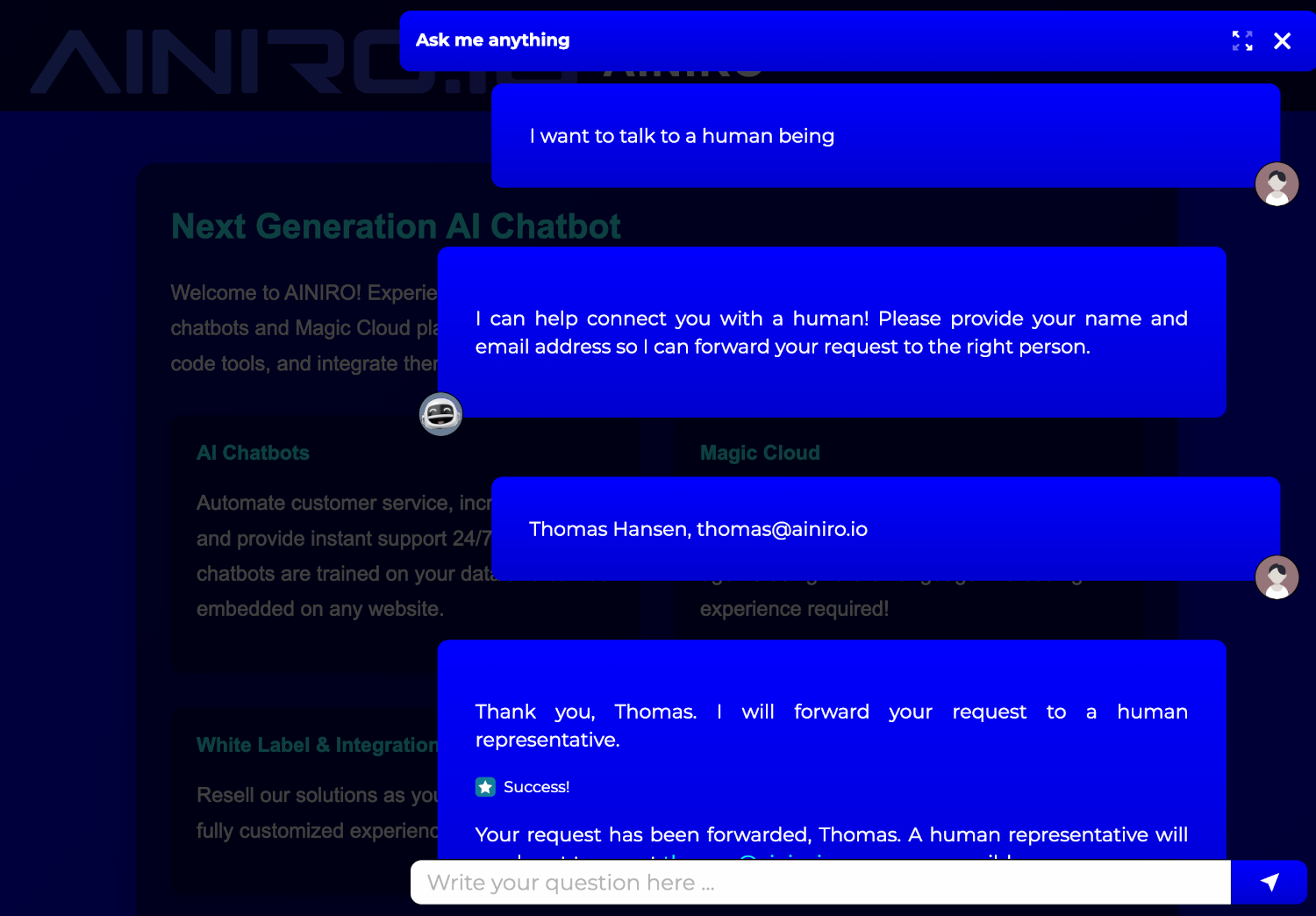 AI agent with HubSpot integration