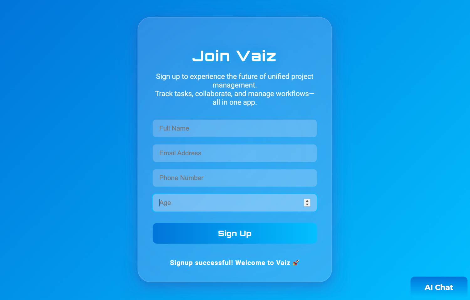 Creating landing pages with AI