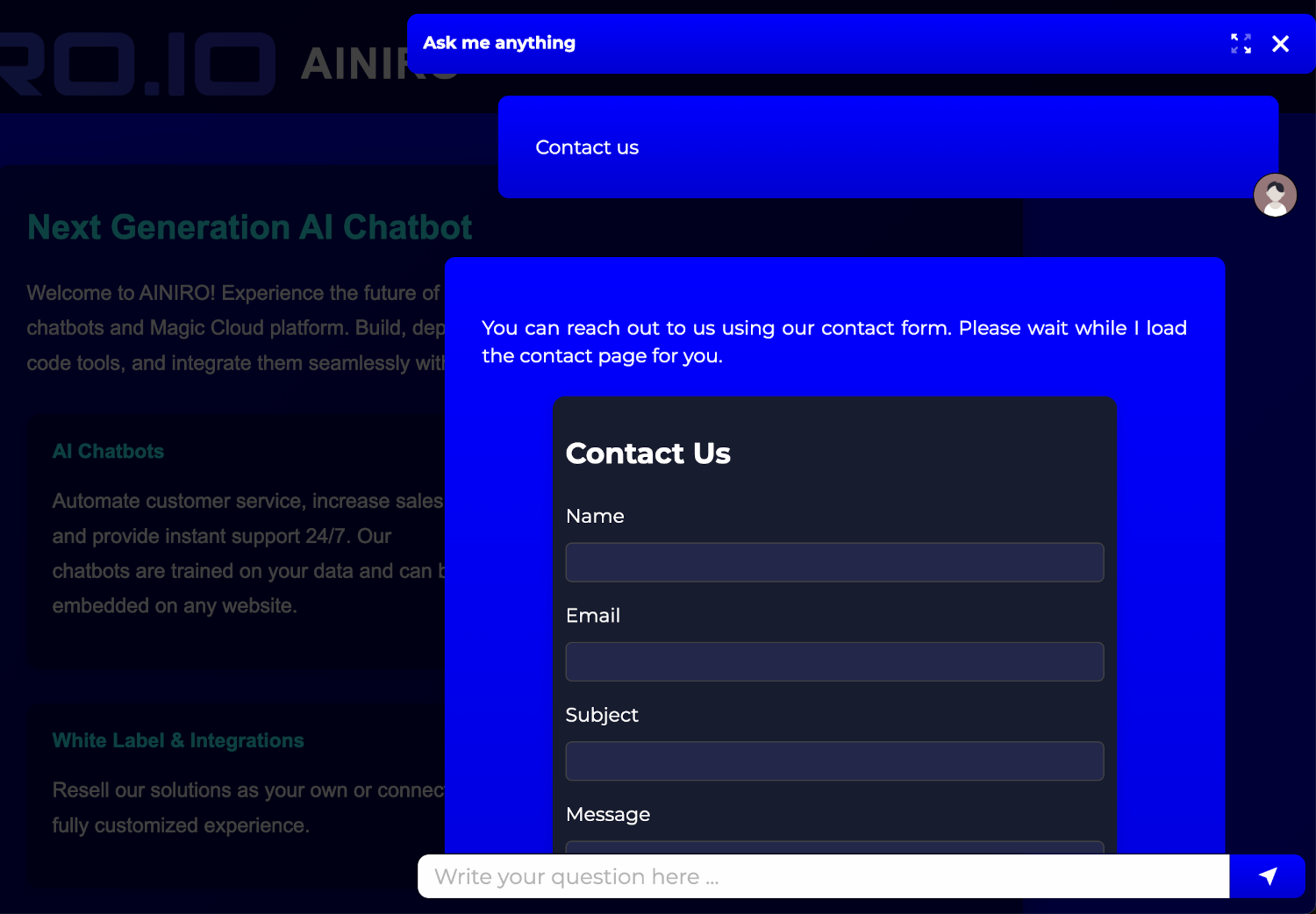 AI agent with HubSpot integration