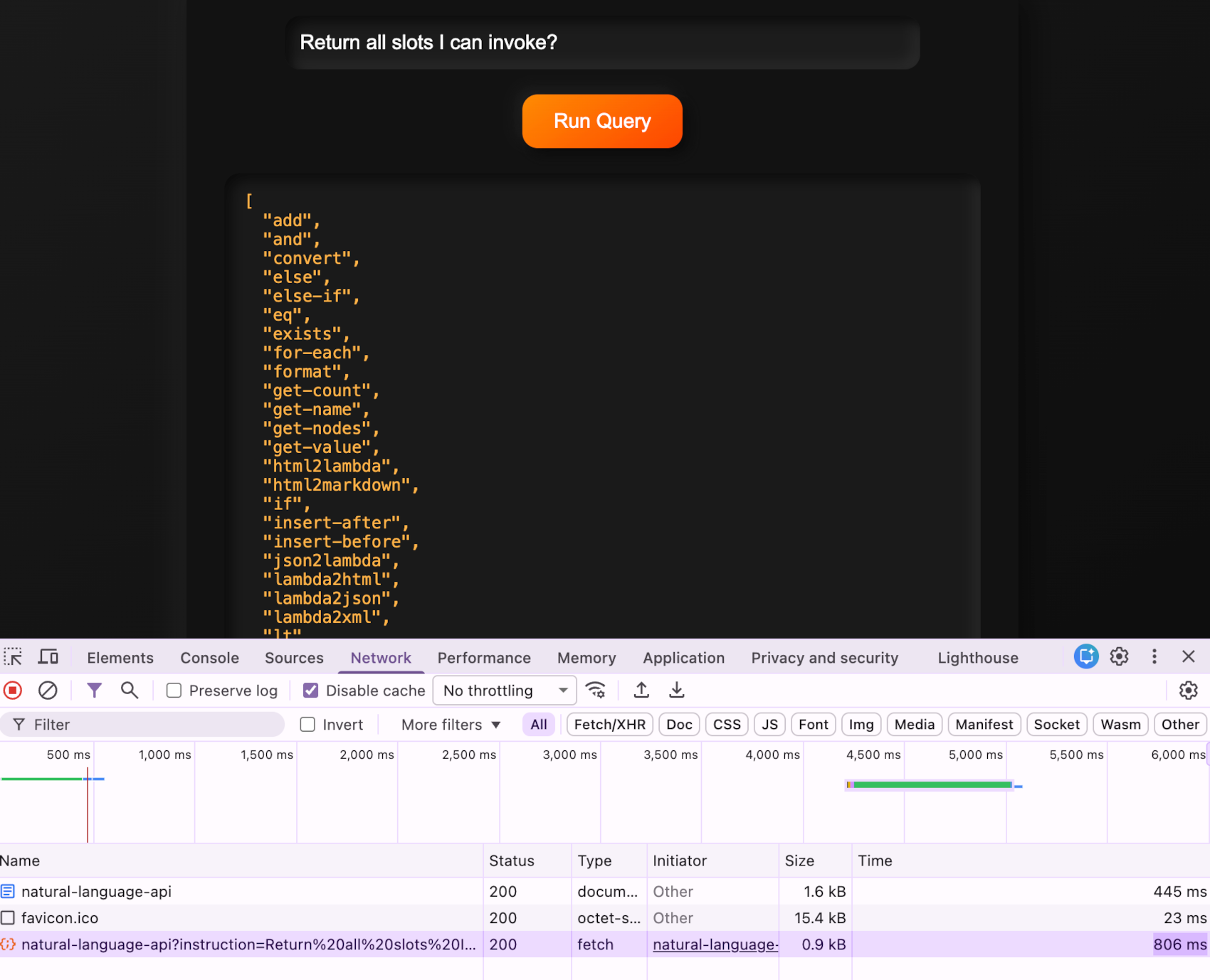 What slots can be executed