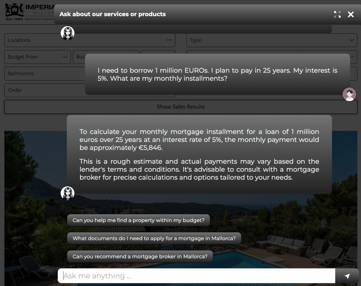 Your AI chatbot as a destination