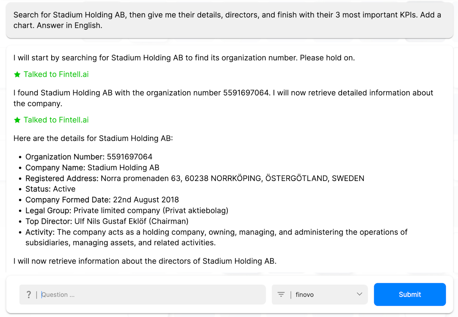 Fintell AI as an AI Agent