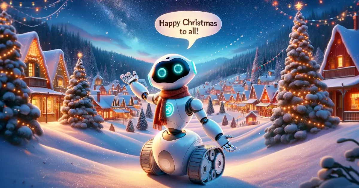 AI Chatbot wishing everybody a happy X-Mas