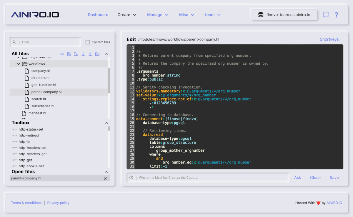 My IDE