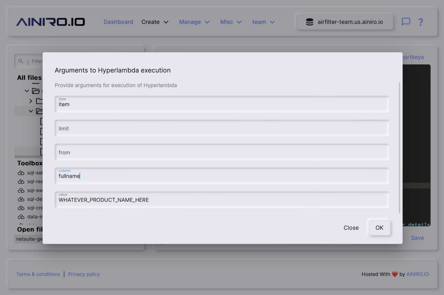 Querying NetSuite for products