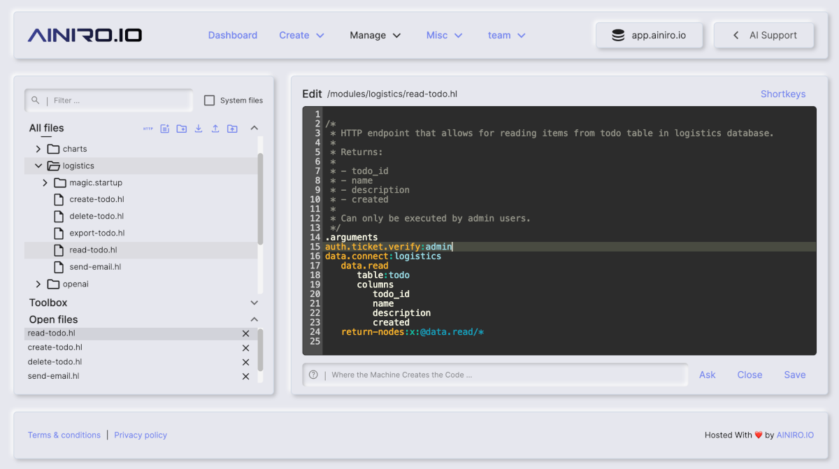 Vibe coding with AI