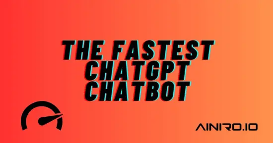 The Fastest ChatGPT Website Chatbot