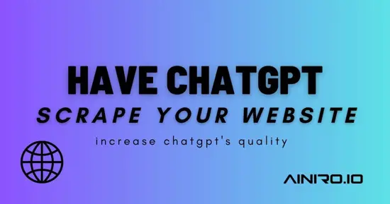 Have ChatGPT Scrape your Website