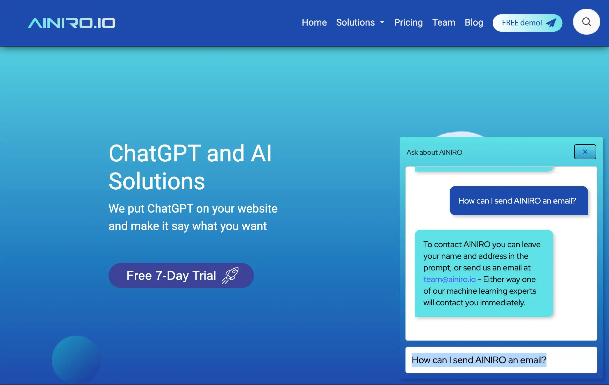 Capture leads with ChatGPT