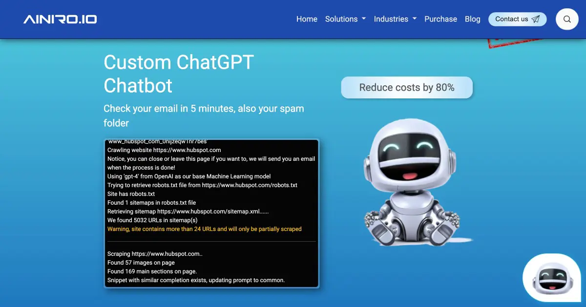 ChatGPT chatbot scraper